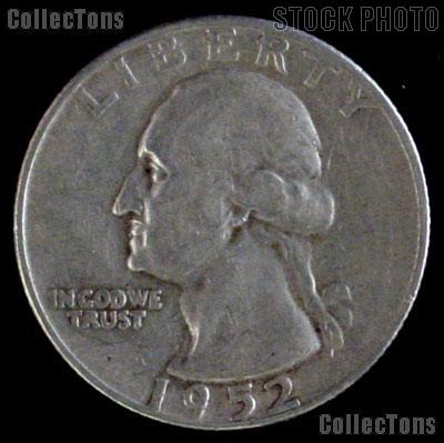 1952-D Washington Quarter Silver Coin 1952 Silver Quarter