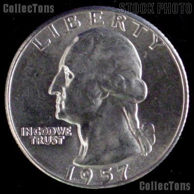 1957-D Washington Quarter Silver Coin 1957 Silver Quarter