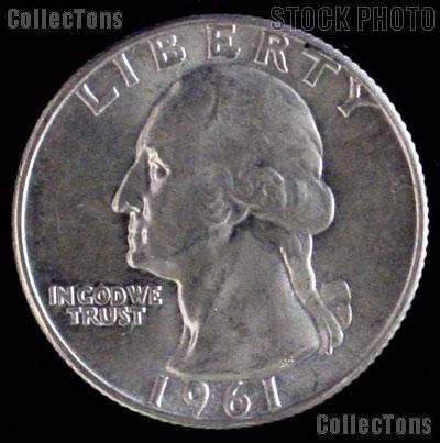 1961-D Washington Quarter Silver Coin 1961 Silver Quarter