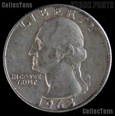 1963-D Washington Quarter Silver Coin 1963 Silver Quarter