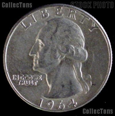 90% Silver Coins Pre 1965 1 Dollar Face Value 4 Different Washington Silver Quarters