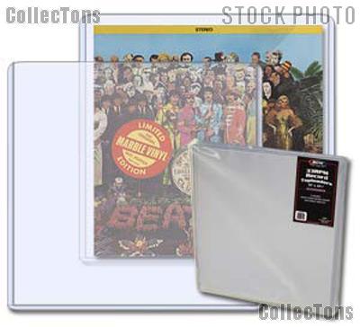 Record Sleeves by BCW Pack of 5 Record Topload Holders for 33rpm Albums