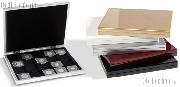 Presentation Case for Coins by Lighthouse WHITE High-Gloss for 20 Quadrums