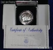 1991-S United Service Organizations (USO) Commemorative Proof Silver Dollar