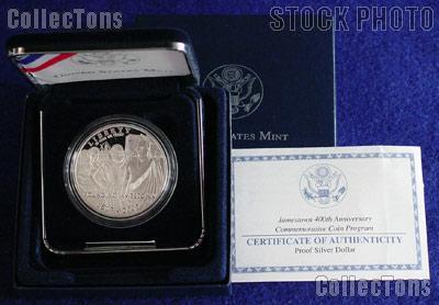 2007-P Jamestown 400th Anniversary Commemorative Proof Silver Dollar