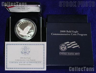 2008-P Bald Eagle Commemorative Silver Dollar Proof