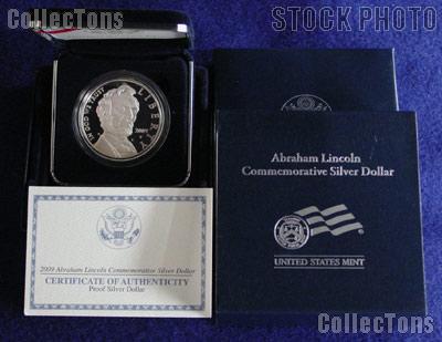 2009-P Abraham Lincoln Commemorative Silver Dollar Proof