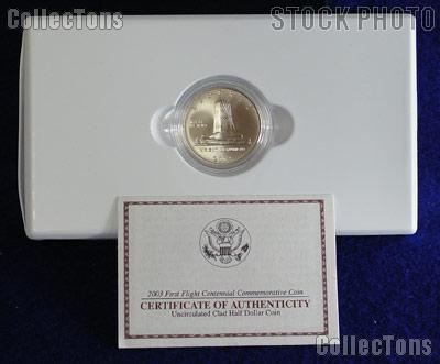 2003-P First Flight Centennial Commemorative Uncirculated (BU) Clad Half Dollar