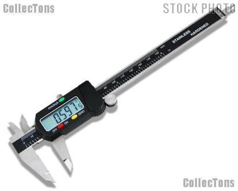 Digital Caliper by SE Measure up to 6" Great for Coins, Medals, & Tokens