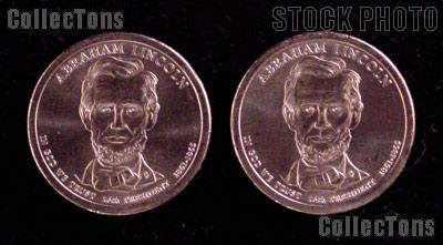 2010 P&D Abraham Lincoln Presidential Dollar GEM BU 2010 Lincoln Dollars