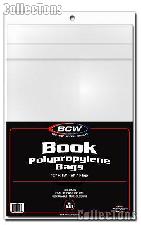Book Protection Sleeves by BCW Pack of 100 Polypropylene Book Bags