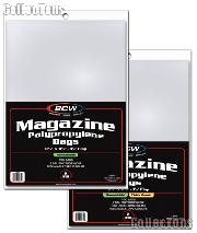 Magazine Storage Bags THICK  Re-sealable by BCW Pack of 100 Polypropylene Resealable Magazine Bags