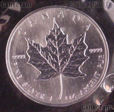 1990 Canada Silver Maple Leaf Sealed from Royal Canadian Mint - 1 Ounce Silver