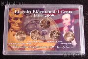 2009 Lincoln Cent Bicentennial Coin Set in Holder (5 Uncirculated Penny Set)