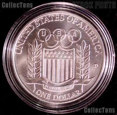1992-D BU Olympic Baseball Commemorative Silver Dollars