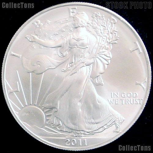 2011 American Silver Eagle in From Santa 2x3 Holder IN STOCK