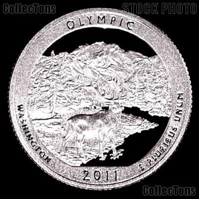 2011-S Washington Olympic National Park Quarter GEM SILVER PROOF America the Beautiful