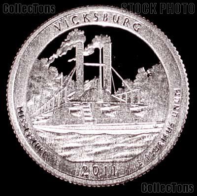 2011-S Mississippi Vicksburg National Park Quarter GEM PROOF America the Beautiful