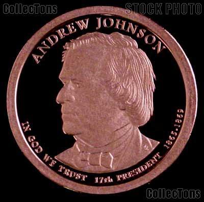 2011-S Andrew Johnson Presidential Dollar GEM PROOF Coin