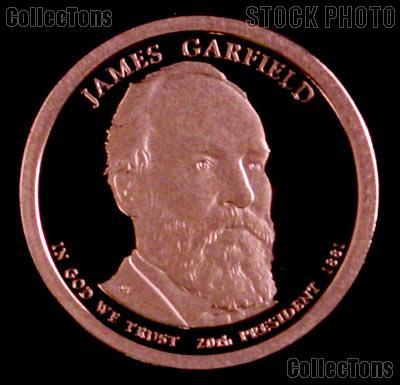 2011-S James A Garfield Presidential Dollar GEM PROOF Coin