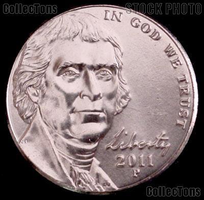 2011-P Jefferson Nickel Gem BU (Brilliant Uncirculated)