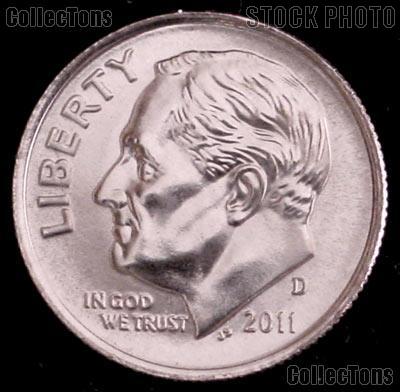 2011-D Roosevelt Dime GEM BU 2011 Dime Perfect for Album