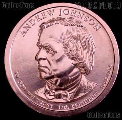 2011-P Andrew Johnson Presidential Dollar GEM BU 2011 Johnson Dollar