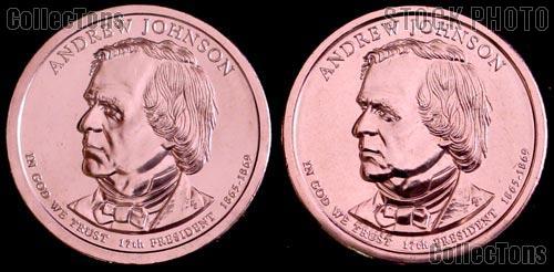 2011 P & D Andrew Johnson Presidential Dollar GEM BU 2011 Johnson Dollars