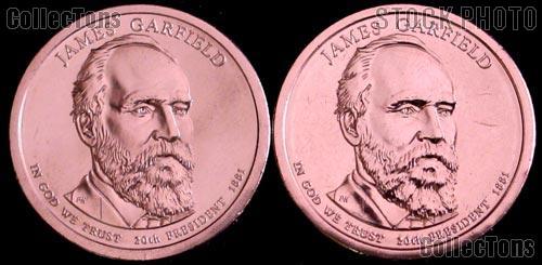 2011 P & D James A Garfield Presidential Dollar GEM BU 2011 Garfield Dollars