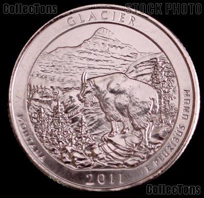 2011-D Montana Glacier National Park Quarter GEM BU America the Beautiful