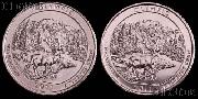 2011 P & D Washington Olympic National Park Quarters GEM BU America the Beautiful