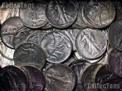 Walking Liberty Silver Half Dollars - AU+ Condition