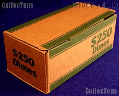 Corrugated Coin Transport Box for Dime Rolls, pack of 50
