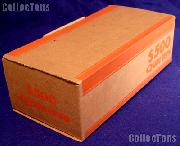 Corrugated Cardboard Coin Transport Box for Quarter Rolls