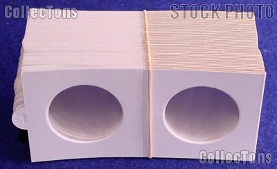 1000 2x2 Bulk Supersafe Self-Adhesive Paper Coin Flips for Half Dollars