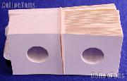 100 2x2 Bulk Supersafe Self-Adhesive Paper Coin Flips for Cents/Dimes