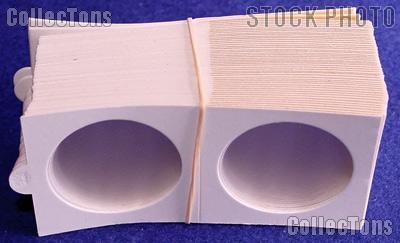 100 2x2 Bulk Supersafe Self-Adhesive Paper Coin Flips for Large Dollars