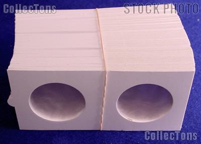 100 2.5x2.5 Bulk Supersafe Self-Adhesive Paper Coin Flips for Silver Eagles
