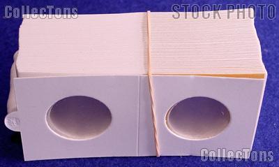 100 2x2 Bulk Supersafe Self-Adhesive Paper Coin Flips for Small Dollars