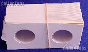 100 2x2 Bulk Supersafe Self-Adhesive Paper Coin Flips for Small Dollars