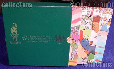 1996 Atlanta Olympic Coin Set Young Collector's Edition 4 Coin Set from the US Mint