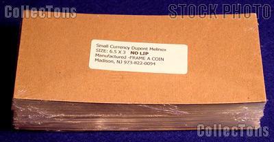 100 Bill Holders Museum Quality Modern Currency by Dupont Melinex 6.5 x 3