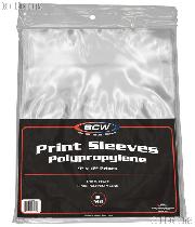 Photo Print Protection Sleeve 9" x 12" pack of 100 Polypropylene Print Bags