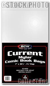 Current Age Comic Book 2 Mil Mylar Bags - Pack of 50 by BCW