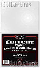 Current Age Comic Book 4 Mil Mylar Bags - Pack of 25 by BCW