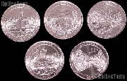 2011 National Park Quarters Complete Set Denver (D) Mint  Uncirculated (5 Coins) PA, MT, WA, MS, OK