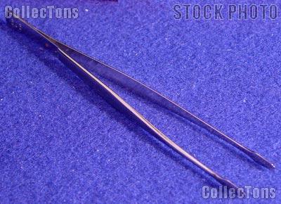 Showgard Professional Stamp Tongs 6" 909 Spade Tip Tweezers