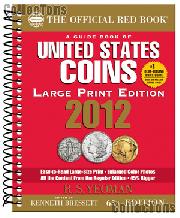 LARGE PRINT Whitman Red Book of U.S. Coins 2012