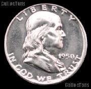 1950 Franklin Silver Half Dollar GEM PROOF 1950 Franklin Half Dollar