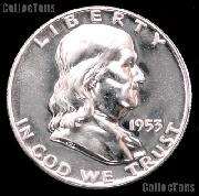 1953 Franklin Silver Half Dollar GEM PROOF 1953 Franklin Half Dollar
